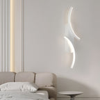 Contemporary S-Shaped LED Wall Sconce