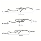 Contemporary S-Shaped LED Wall Sconce