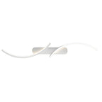 Contemporary S-Shaped LED Wall Sconce