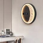 Premium Astronaut Moon LED Wall Light with Digital Clock - 3 Color Options