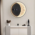 Premium Astronaut Moon LED Wall Light with Digital Clock - 3 Color Options