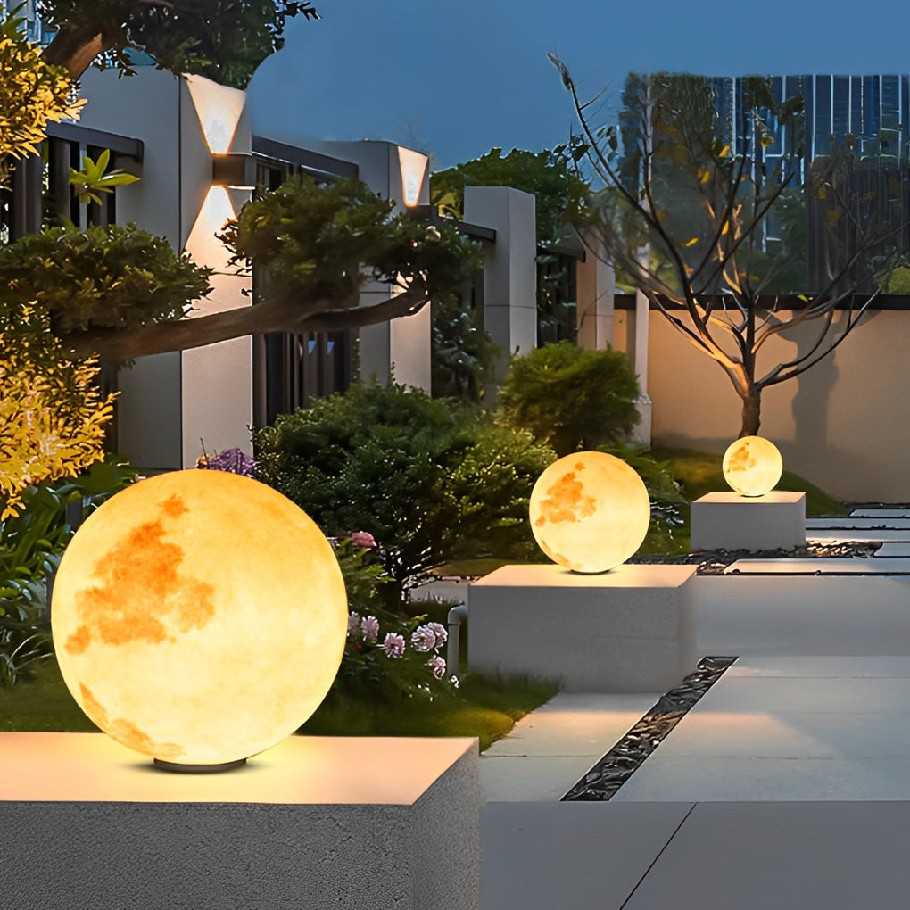 Moonstone Outdoor Decorative Pillar Light