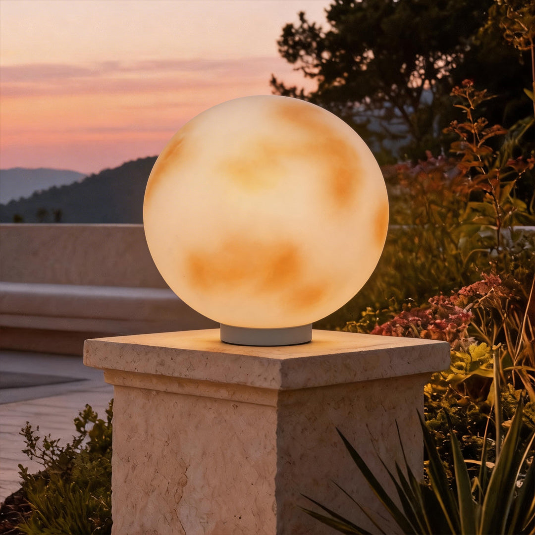 Moonstone Outdoor Decorative Pillar Light