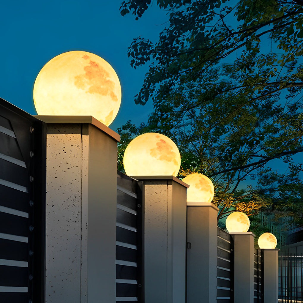 Moonstone Outdoor Decorative Pillar Light