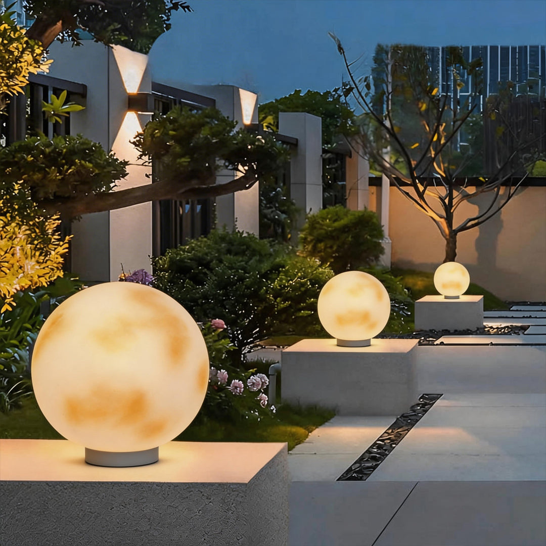 Moonstone Outdoor Decorative Pillar Light