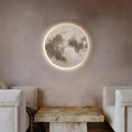 Modern Sandstone Moon Wall Lamp - USB Decorative Light
