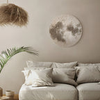 Modern Sandstone Moon Wall Lamp - USB Decorative Light