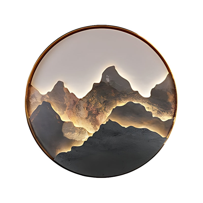 Mountain Landscape LED Wall Light