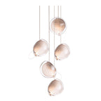 Nordic Glass Jellyfish Pendant Light - Premium Ceiling Fixture