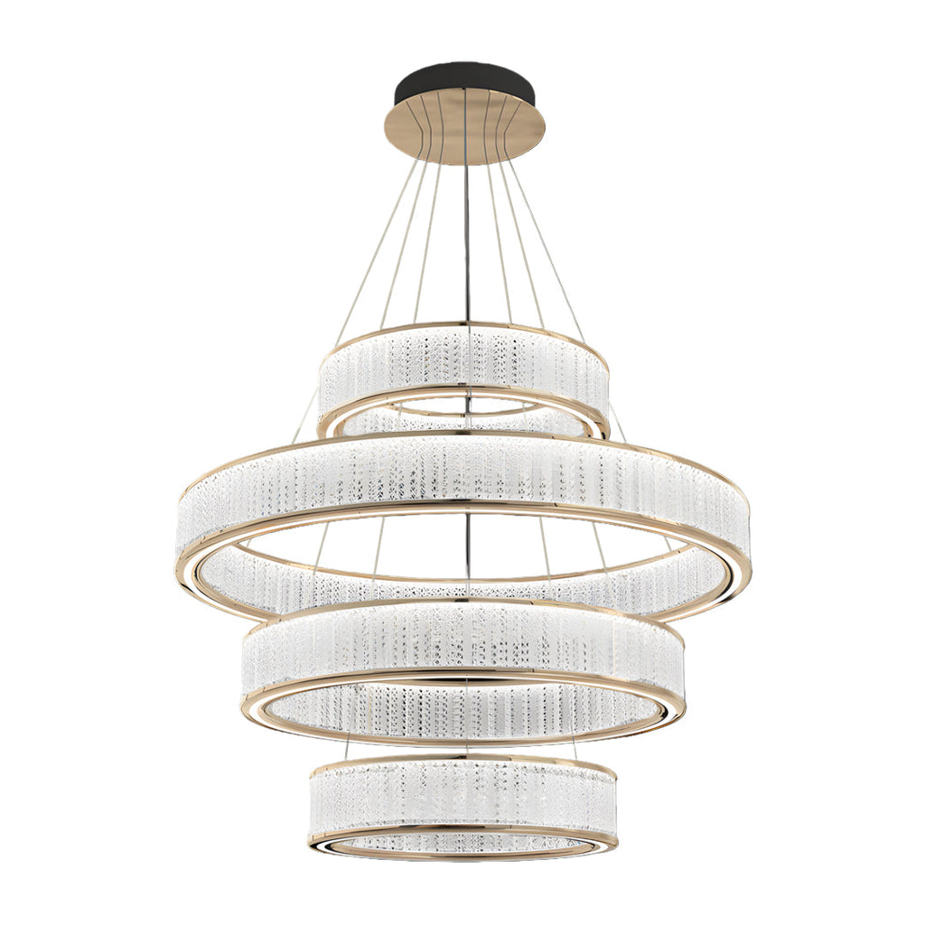 Luxury Large Crystal Circular Ceiling Chandelier
