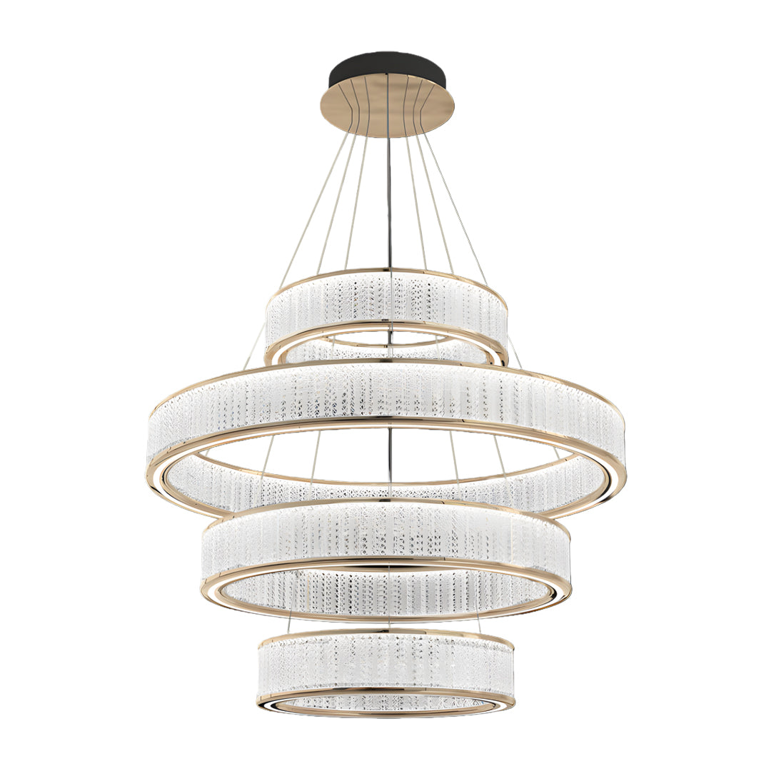 Luxury Large Crystal Circular Ceiling Chandelier