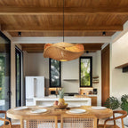 Premium Rattan Wabi-Sabi Pendant Light Fixture