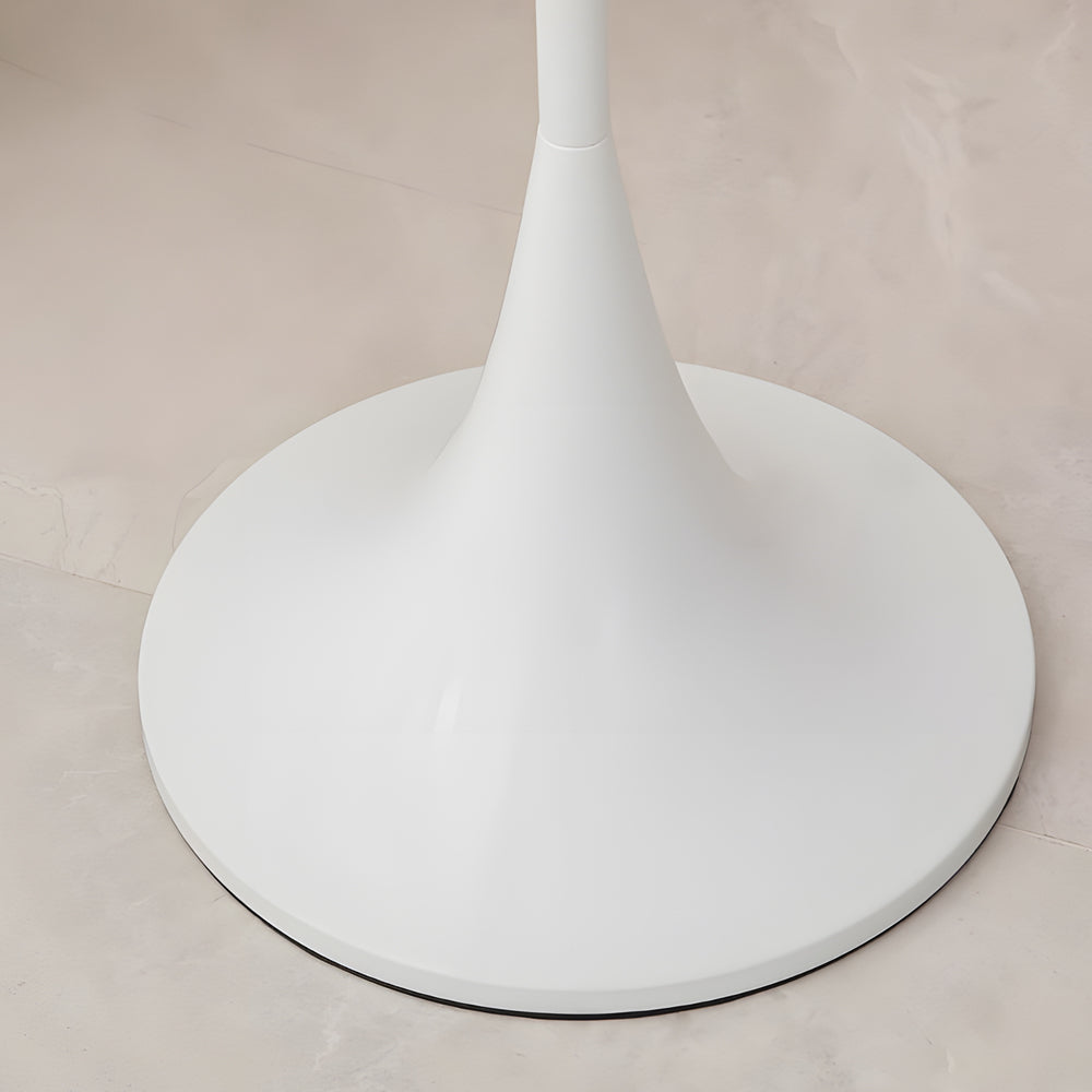 Modern White Mushroom Floor Lamp with 3-Color Dimming