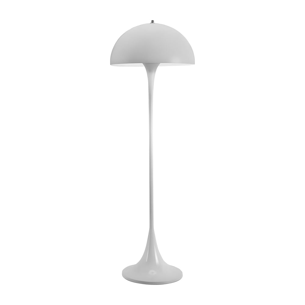 Modern White Mushroom Floor Lamp with 3-Color Dimming