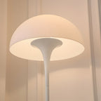 Modern White Mushroom Floor Lamp with 3-Color Dimming