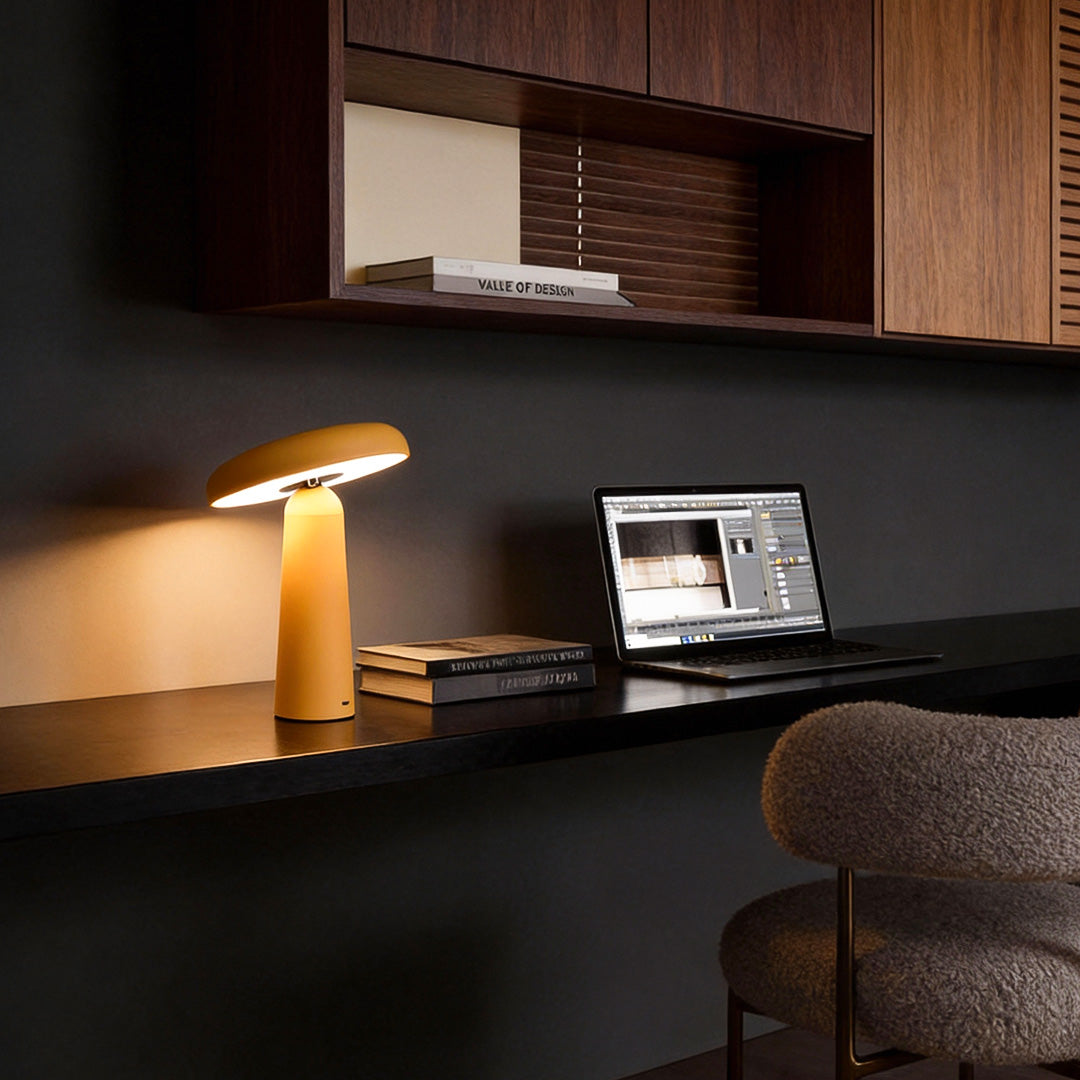 Modern Mushroom Table Lamp - USB Rechargeable