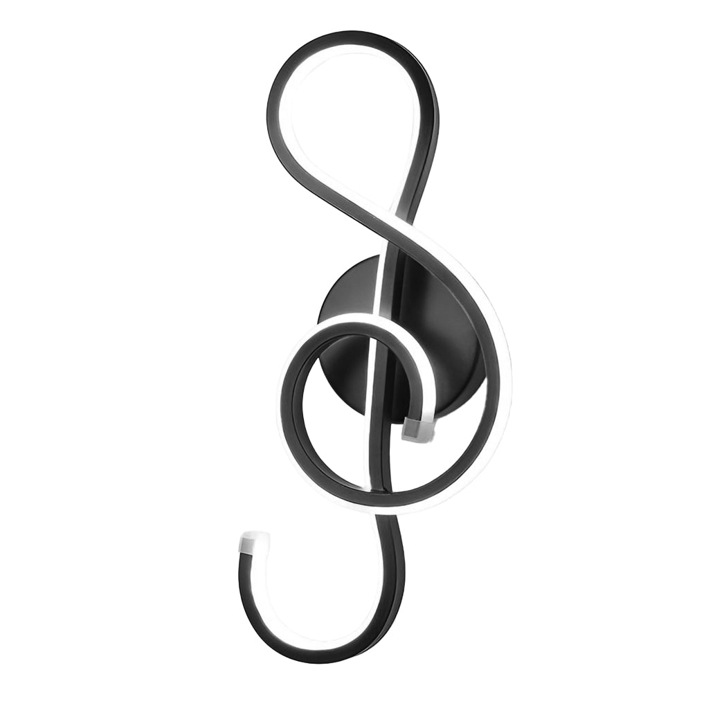 Modern LED Musical Note Wall Light - Elegant Home Decor