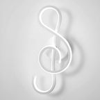 Modern LED Musical Note Wall Light - Elegant Home Decor