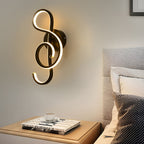 Modern LED Musical Note Wall Light - Elegant Home Decor