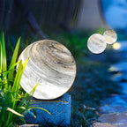 Modern Globe Pillar Light - Stylish Planetary Design for Fencing