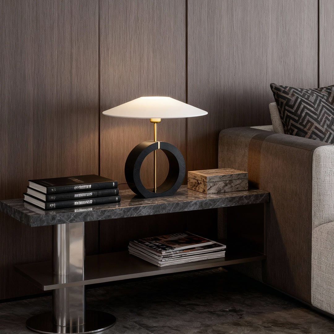 Premium Natural Wood Nordic Minimalist Table Lamp