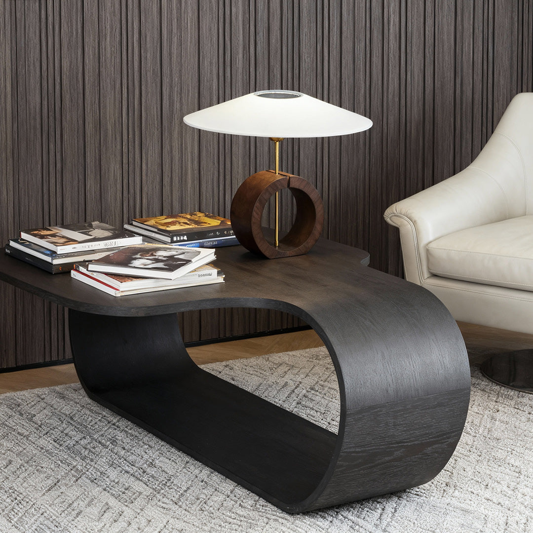 Premium Natural Wood Nordic Minimalist Table Lamp