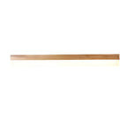 Natural Wooden LED Bathroom Vanity Light with Plastic Shade - Open Box