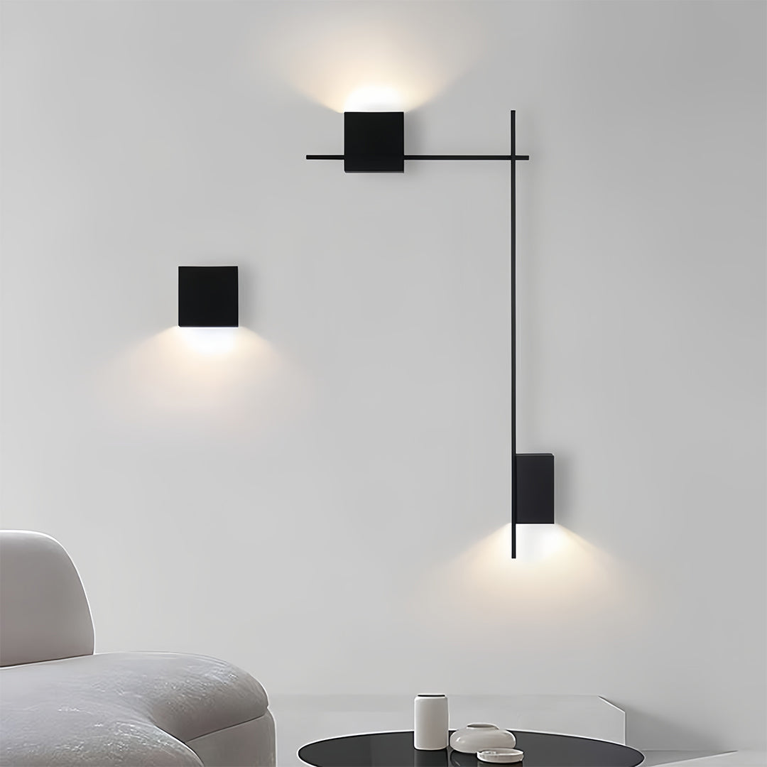 Modern Minimalist Rectangular Wall Lamp Set - Elegant Decor Lighting