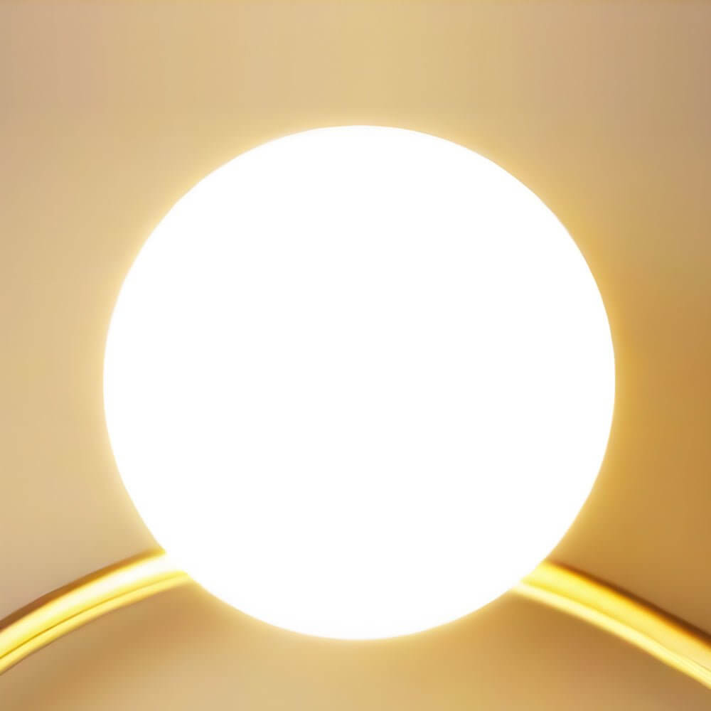 Premium Round LED Wall Clock with Floating Design - Night Light Feature