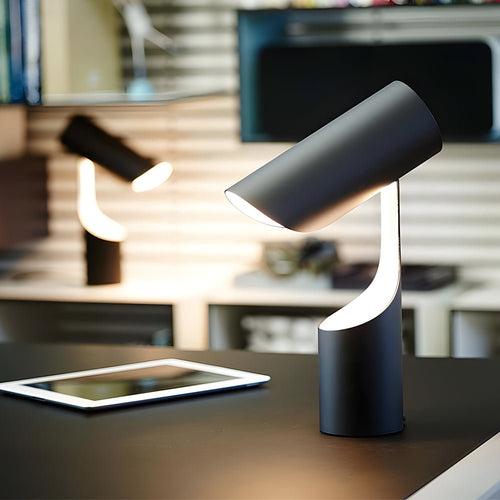 Adjustable Nordic Black LED Desk Lamp for Home Office