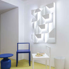 Artistic Geometric LED Wall Sconce with Dimming Feature