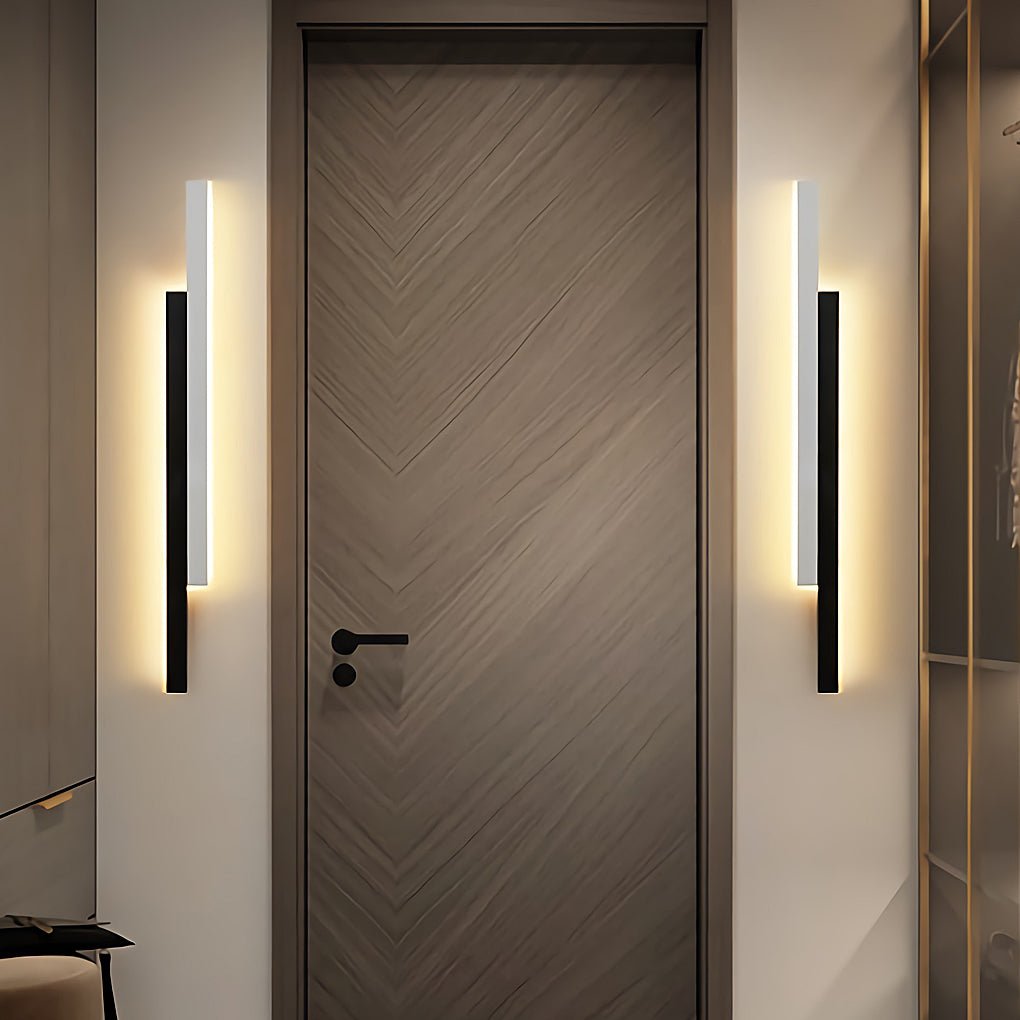 Nordic Minimalist Vertical LED Wall Light - Dual Strip Design