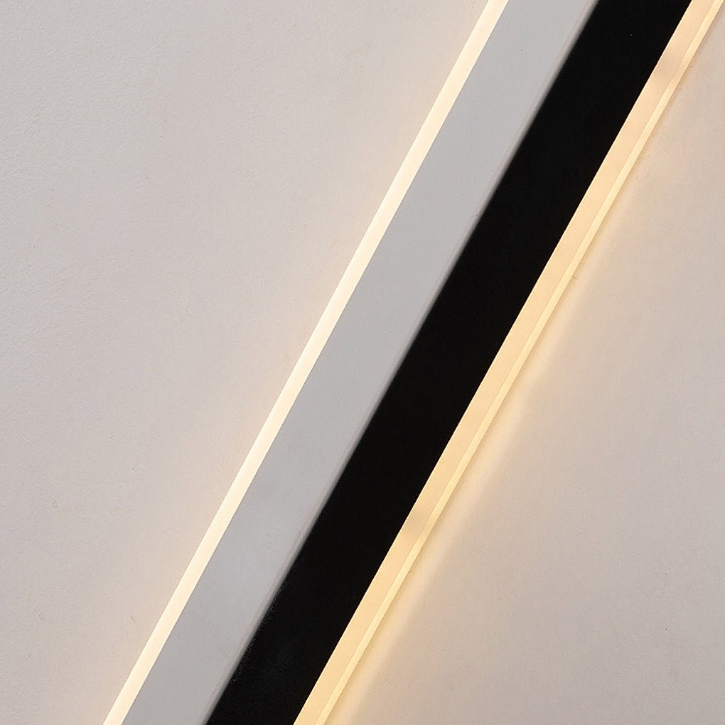 Nordic Minimalist Vertical LED Wall Light - Dual Strip Design