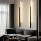 Nordic Minimalist Vertical LED Wall Light - Dual Strip Design