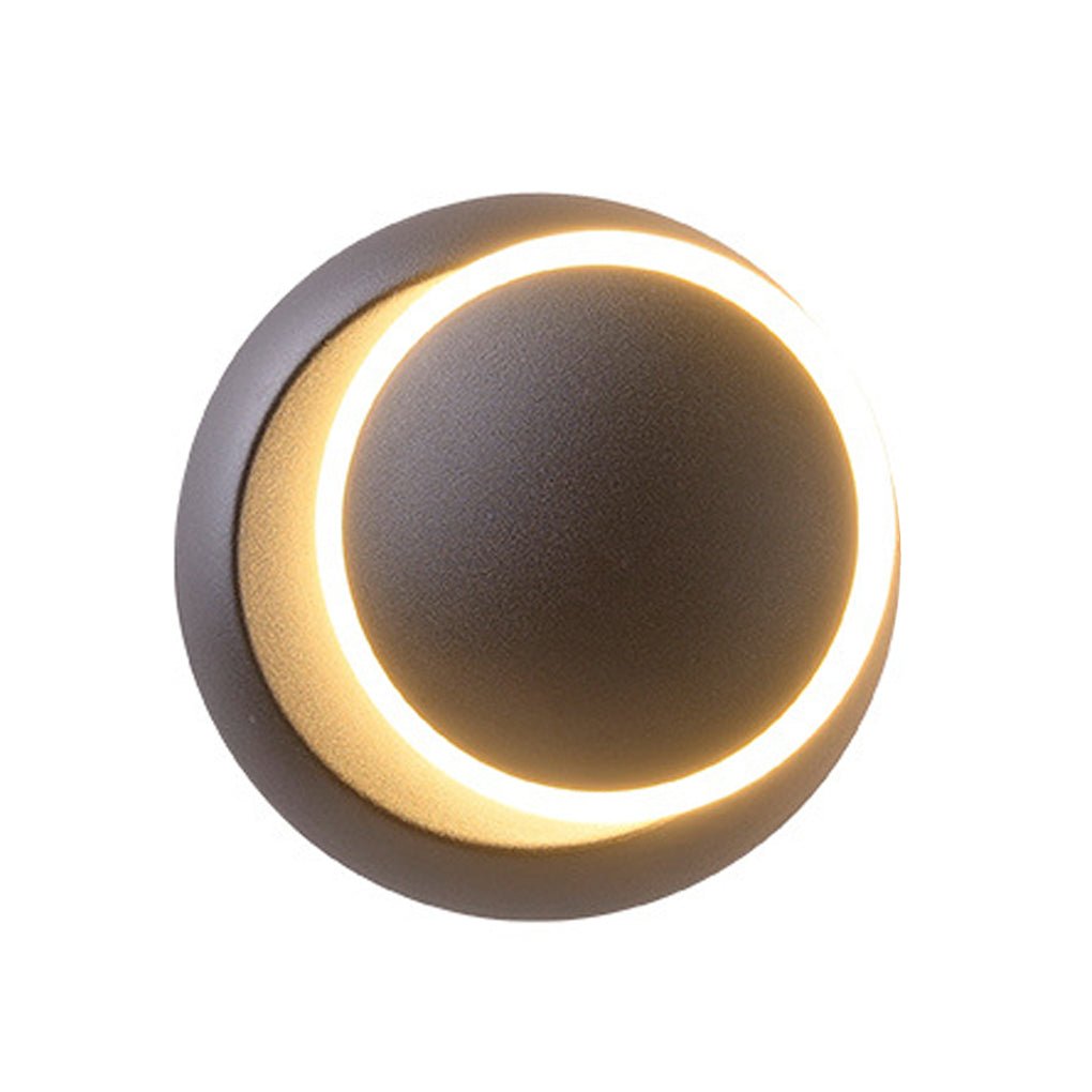 Nordic Minimalist Rotatable LED Round Wall Light for Living Room and Dining Room
