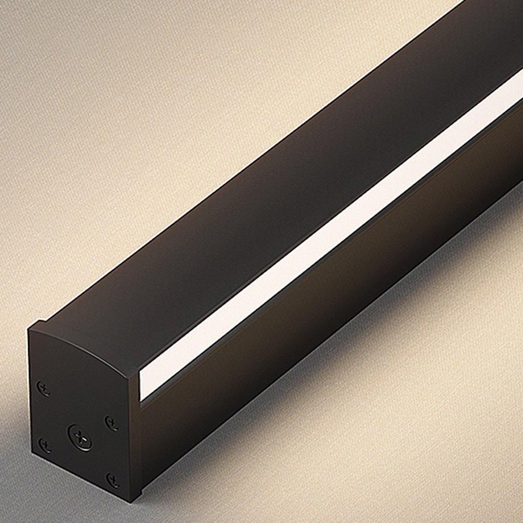 Black Aluminum Modern Linear Wall Sconce - Ambient Lighting
