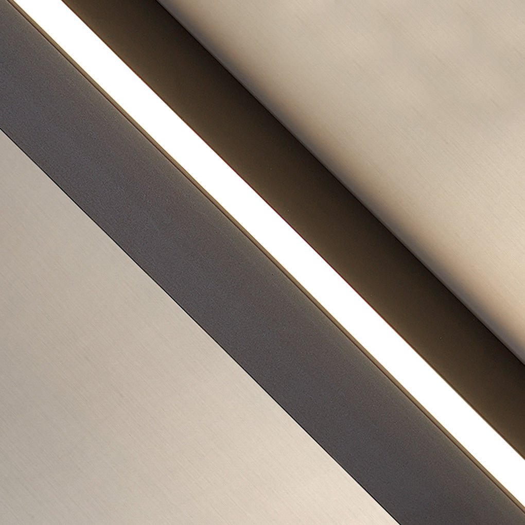Black Aluminum Modern Linear Wall Sconce - Ambient Lighting