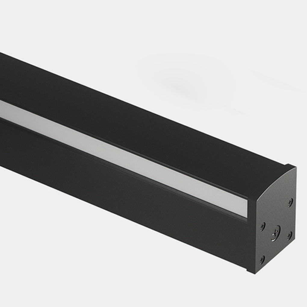 Black Aluminum Modern Linear Wall Sconce - Ambient Lighting