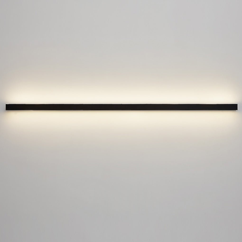 Black Aluminum Modern Linear Wall Sconce - Ambient Lighting