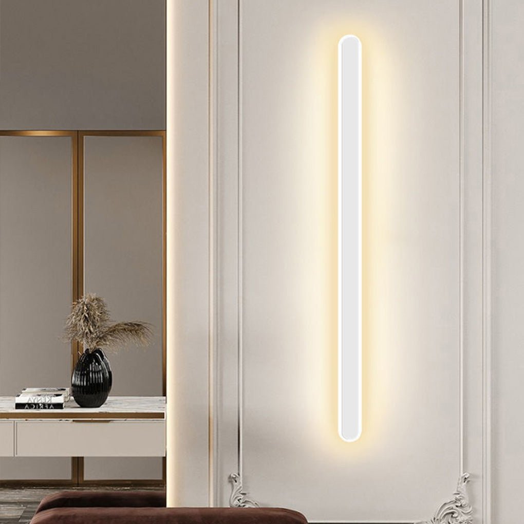 Nordic Minimalist Three-Color LED Wall Lamp for Bedroom and Living Room