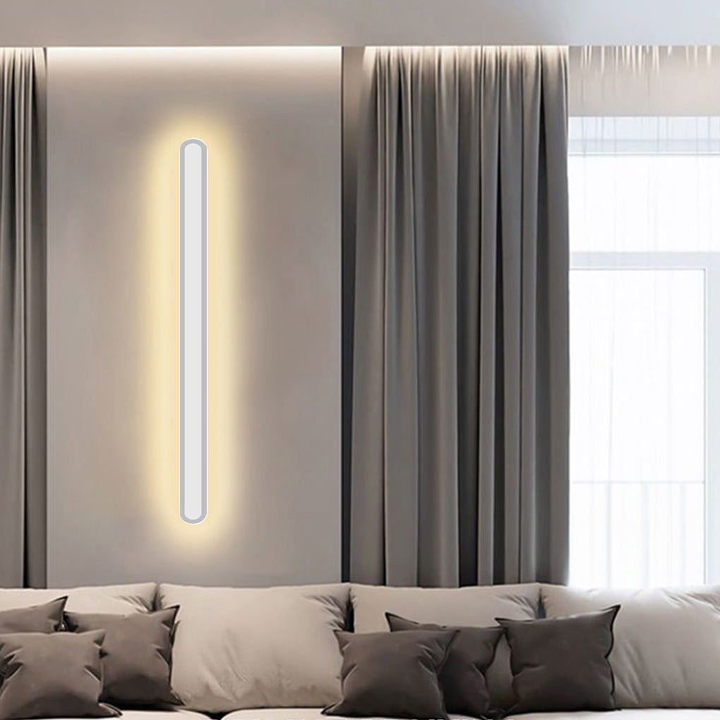 Nordic Minimalist Three-Color LED Wall Lamp for Bedroom and Living Room