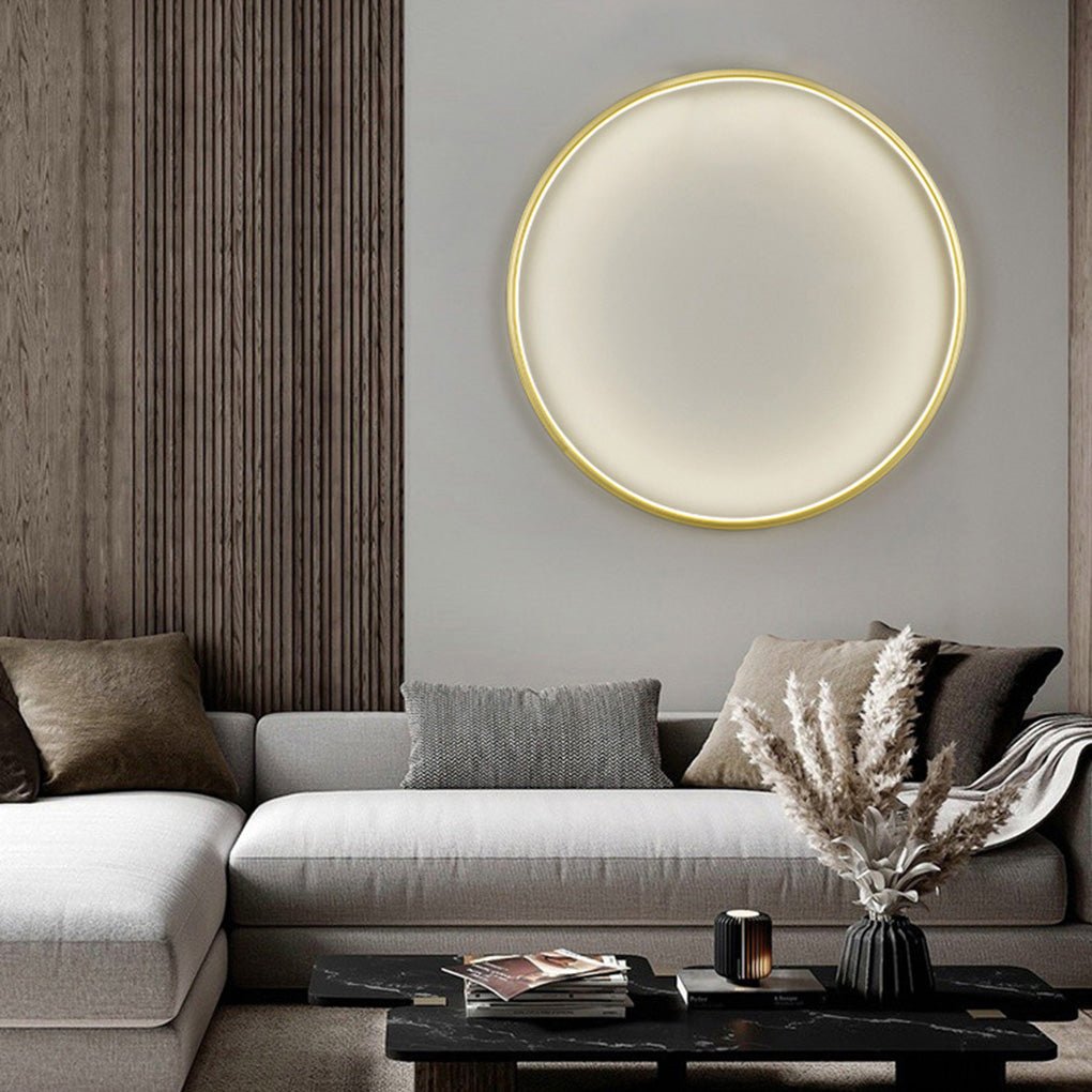 Modern Circular Wall Lamp - Elegant Ambient Light
