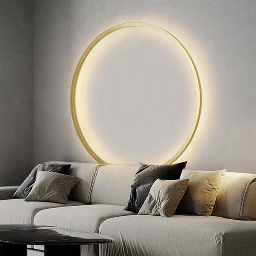Modern Circular Wall Lamp - Elegant Ambient Light