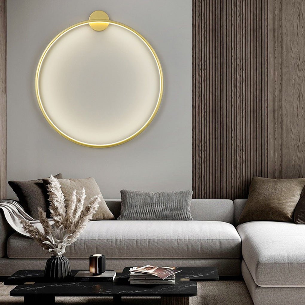 Modern Circular Wall Lamp - Elegant Ambient Light