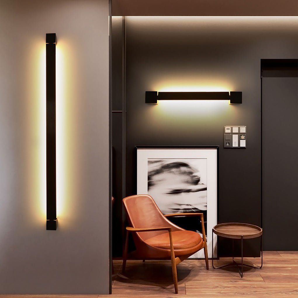 Nordic Ultra-Slim Rotatable LED Wall Lamp for Background Lighting