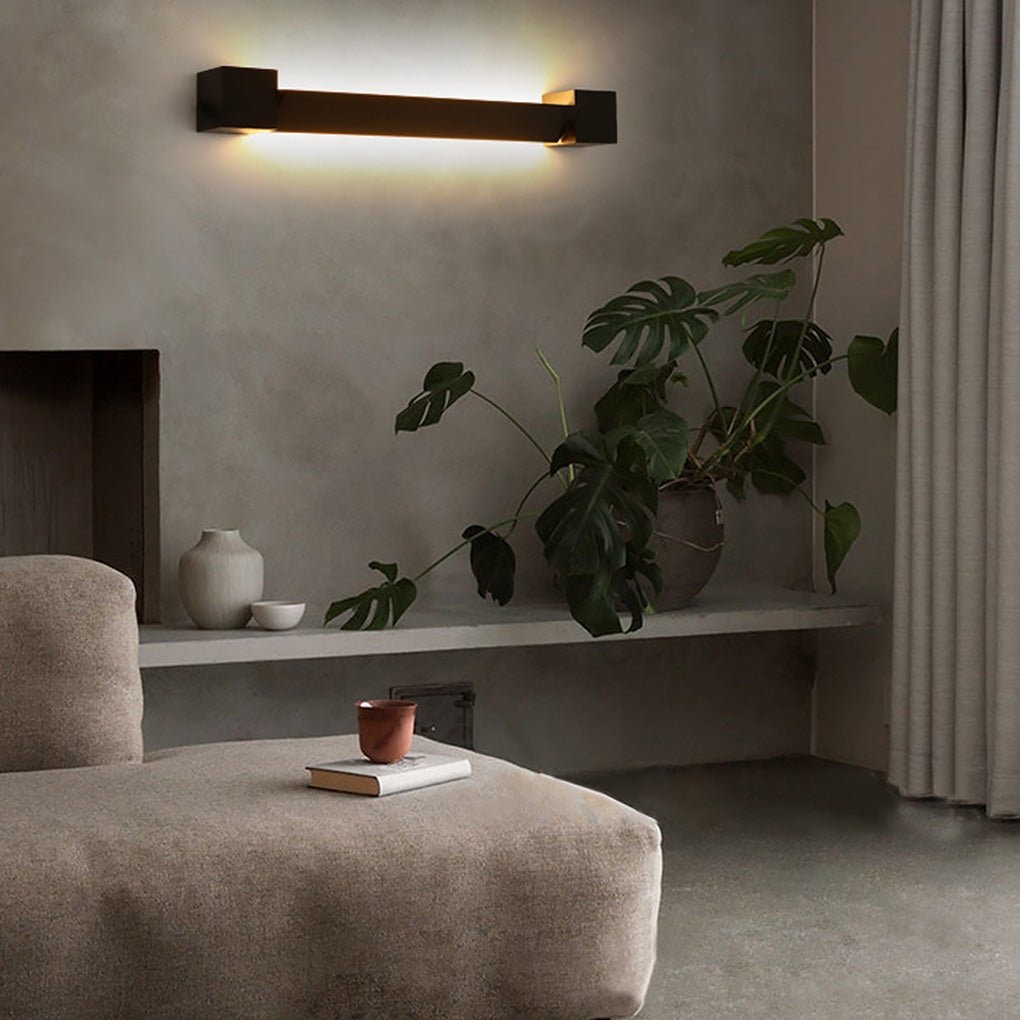 Nordic Ultra-Slim Rotatable LED Wall Lamp for Background Lighting