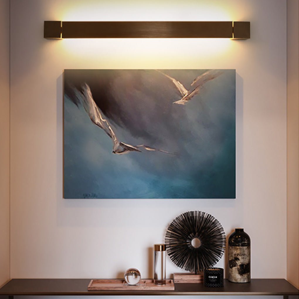 Nordic Ultra-Slim Rotatable LED Wall Lamp for Background Lighting