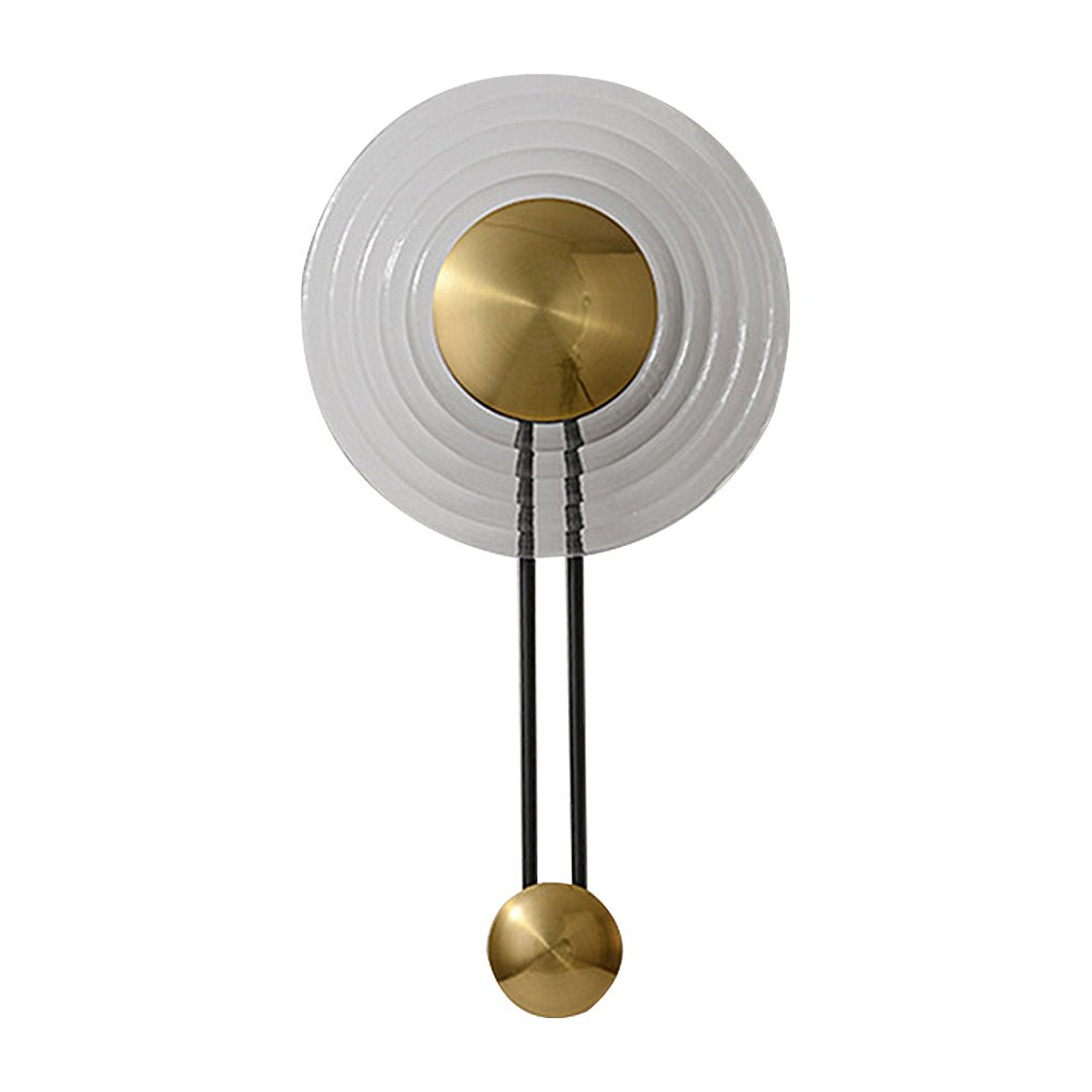 Nordic Ripple Glass LED Wall Lamp - Decorative Bedside Aisle Light