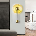 Nordic Ripple Glass LED Wall Lamp - Decorative Bedside Aisle Light