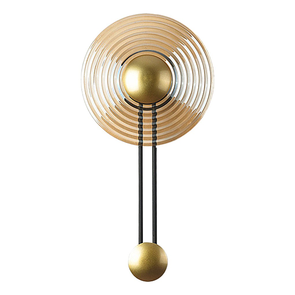 Nordic Ripple Glass LED Wall Lamp - Decorative Bedside Aisle Light